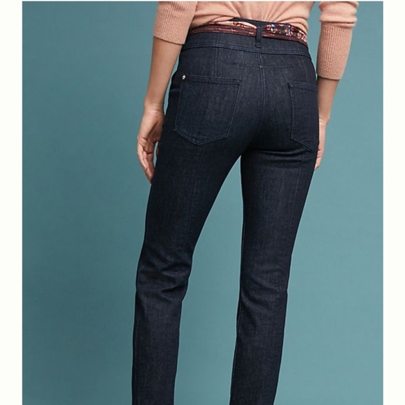 Anthropologie High-Rise Slim Straight Jeans - Picture 2 of 7